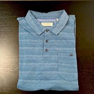 Men's English Laundry Collared Short Sleeve 1/4 Button Front Shirt ~ Size XL